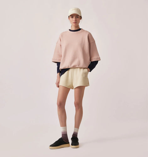 AUTRY Short de Sport avec Logo Cream