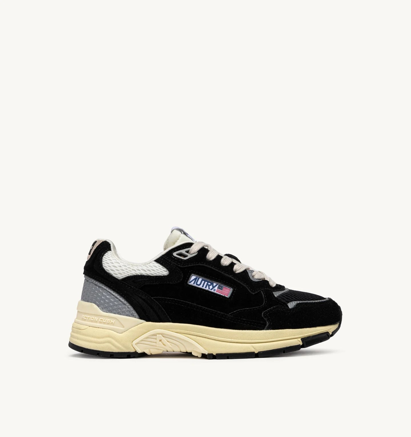 Autry Sneakers Hyperway Mesh Black Silver UM07