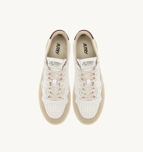 Autry Sneakers Medalist 01 Low Suede Burgundy LS03