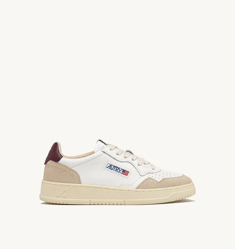 Autry Sneakers Medalist 01 Low Suede Burgundy LS03