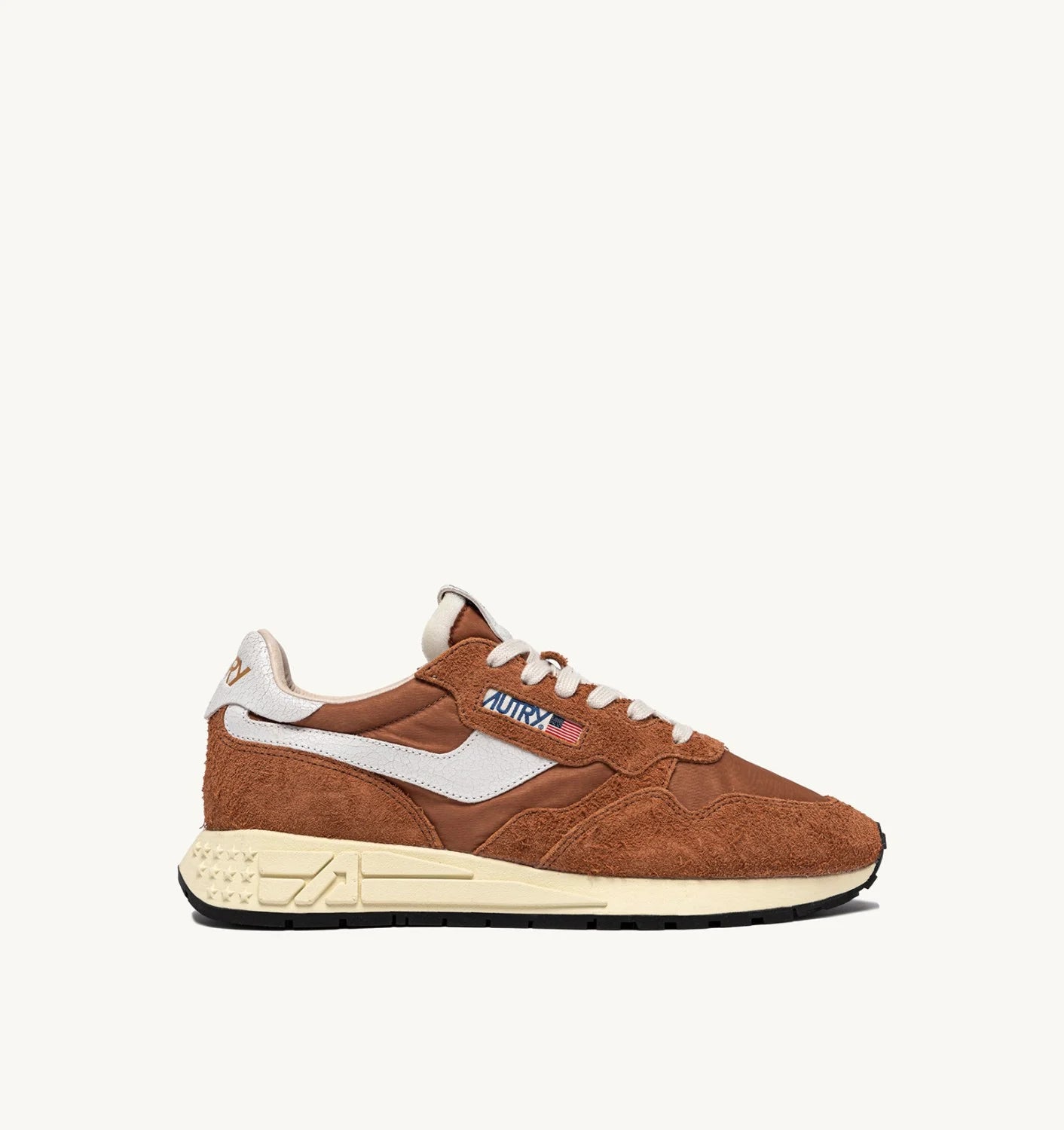 Autry Sneakers Reelwind Low Nylon Brown Sugar NC28