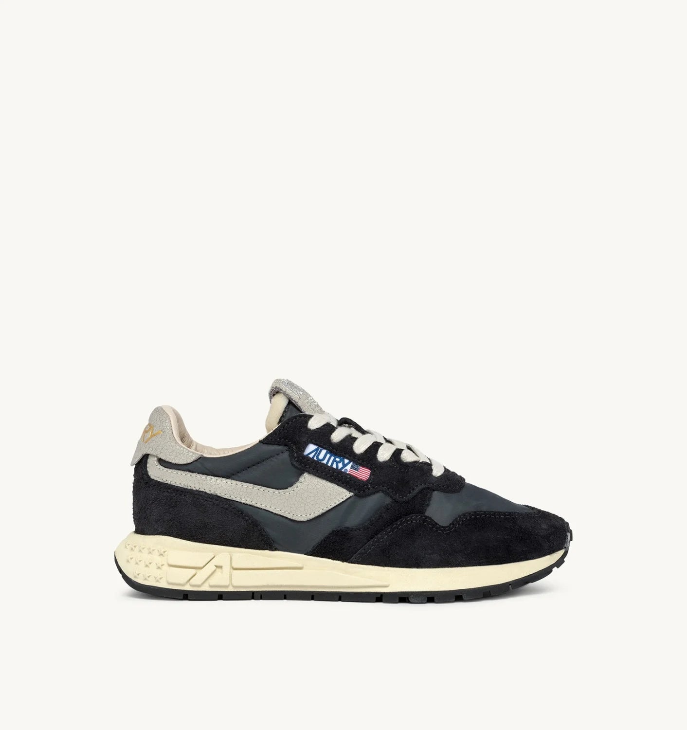 Autry Sneakers Reelwind Low Nylon White Black NC05