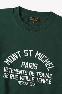 Le Mont Saint Michel Sweatshirt Sarmie Marais Green