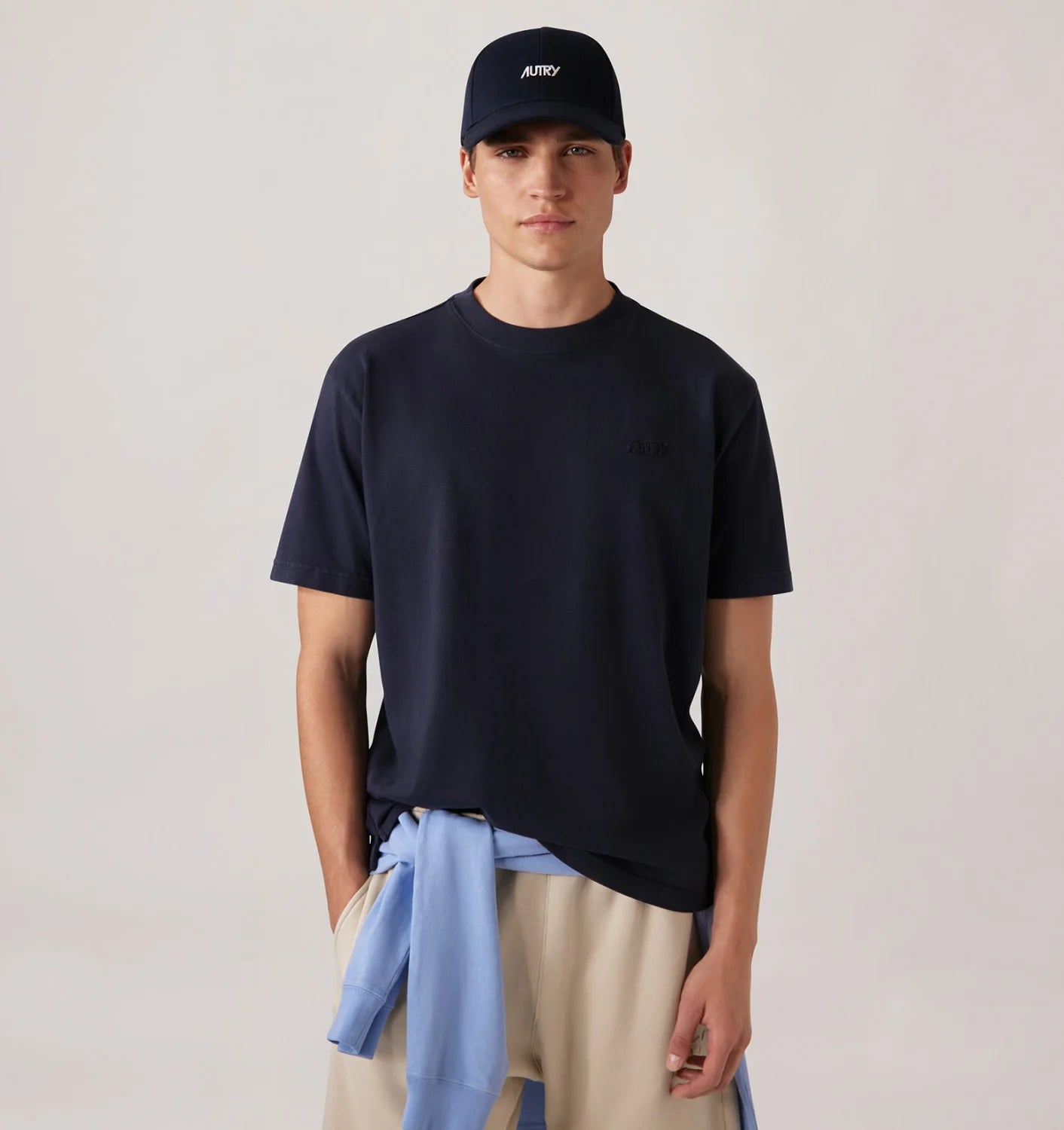 AUTRY T-shirt Logo Ton sur Ton Vortex
