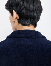 Charger l&#39;image dans la galerie, Hartford Veste Utility en Sherpa Bleu Marine