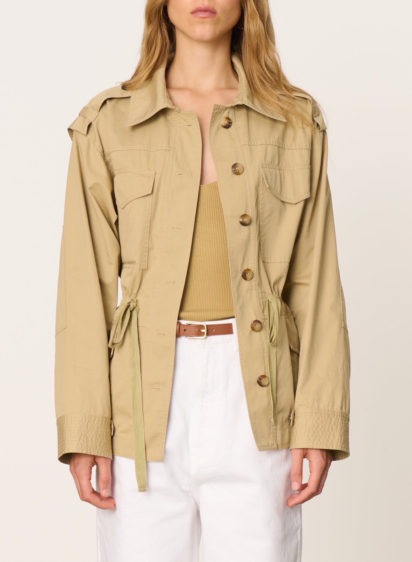 Vanessa bruno Veste Eliane Militaire