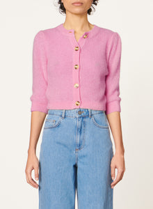 Vanessa bruno Cardigan Desia en Laine Pivoine