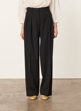 Charger l&#39;image dans la galerie, Vanessa bruno Pantalon Bjorn en Laine Noir