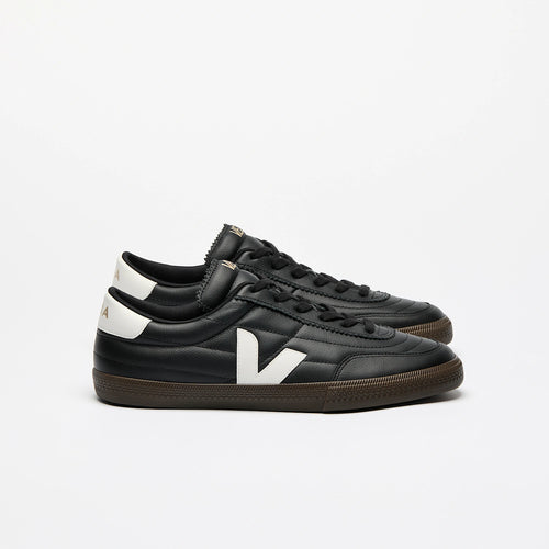 VEJA Panenka Leather Black White