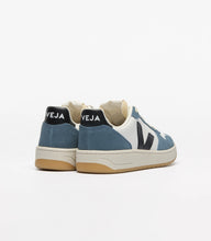 Charger l&#39;image dans la galerie, VEJA V-10 Leather White Black California