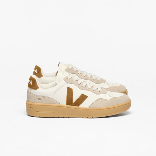 VEJA V-90 Leather Pure Camel Almond Natural