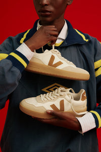 VEJA V-90 Leather Pure Camel Almond Natural