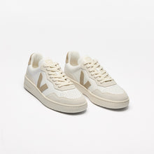 Charger l&#39;image dans la galerie, VEJA V-90 Leather White Taupe