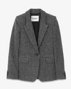 Isabel Marant Etoile Veste Kerstin en Laine Anthracite