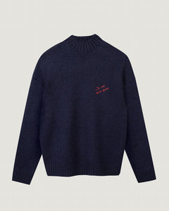 Maison Labiche Pull Vivienne en Laine Navy