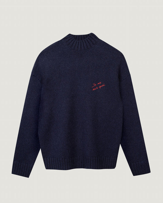 Maison Labiche Pull Vivienne en Laine Navy