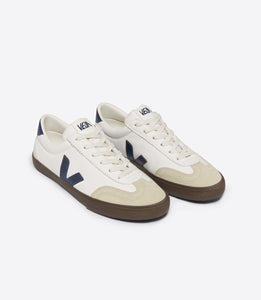 VEJA Volley Leather White Nautico Bark