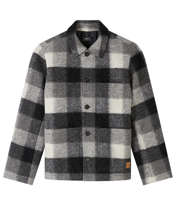 A.P.C. Veste Emile en Laine Anthracite