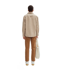 A.P.C. Surchemise Basile Beige chine