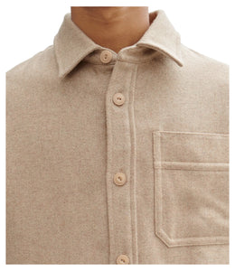 A.P.C. Surchemise Basile Beige chine