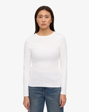 Charger l&#39;image dans la galerie, Colorful Standard T-shirt Manches Longues Organic Rib Optical white