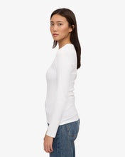 Charger l&#39;image dans la galerie, Colorful Standard T-shirt Manches Longues Organic Rib Optical white