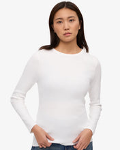 Charger l&#39;image dans la galerie, Colorful Standard T-shirt Manches Longues Organic Rib Optical white