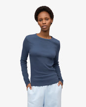 Charger l&#39;image dans la galerie, Colorful Standard T-shirt Manches Longues Organic Rib Petrol blue