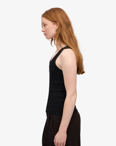 Colorful Standard Debardeur Organic Rib Tank Deep black
