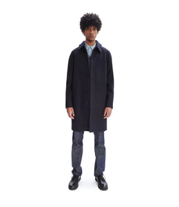 A.P.C. Mac Auster en Laine Marine