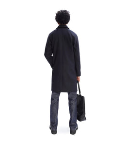 A.P.C. Mac Auster en Laine Marine