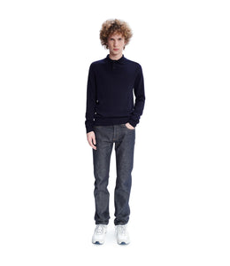 A.P.C. Polo en Laine Jerry Dark navy