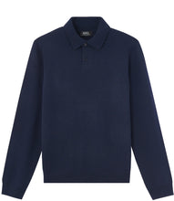 Charger l&#39;image dans la galerie, A.P.C. Polo en Laine Jerry Dark navy