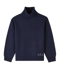 Charger l&#39;image dans la galerie, A.P.C. Pull Walter en Laine Dark navy