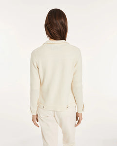 Kujten Veste Jill Cachemire Blanc