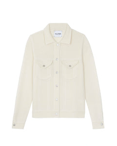 Kujten Veste Jill Cachemire Blanc