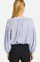 Charger l&#39;image dans la galerie, Vanessa bruno Blouse Nipoa en Coton Blanc bleu