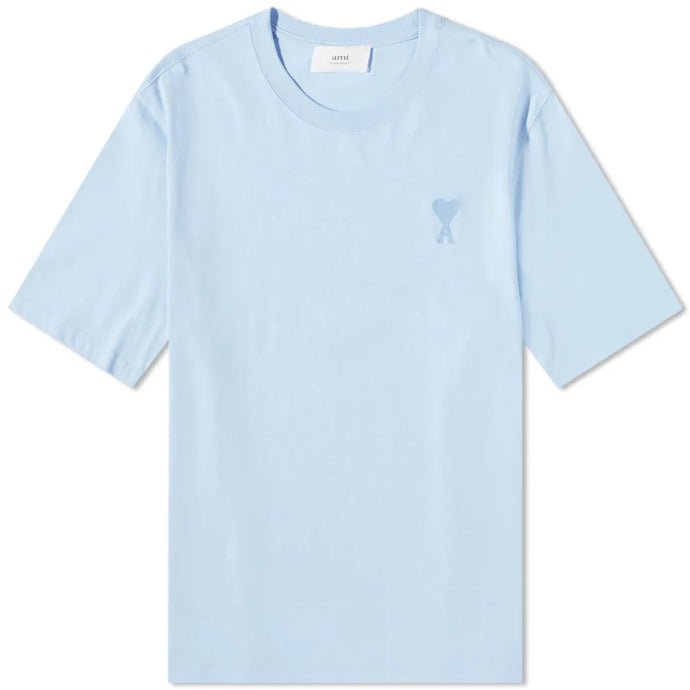 AMI T-shirt Ami de Coeur Boxy Bleu ciel