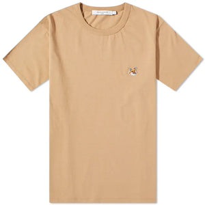 Maison Kitsuné T-shirt Fox head Patch Beige