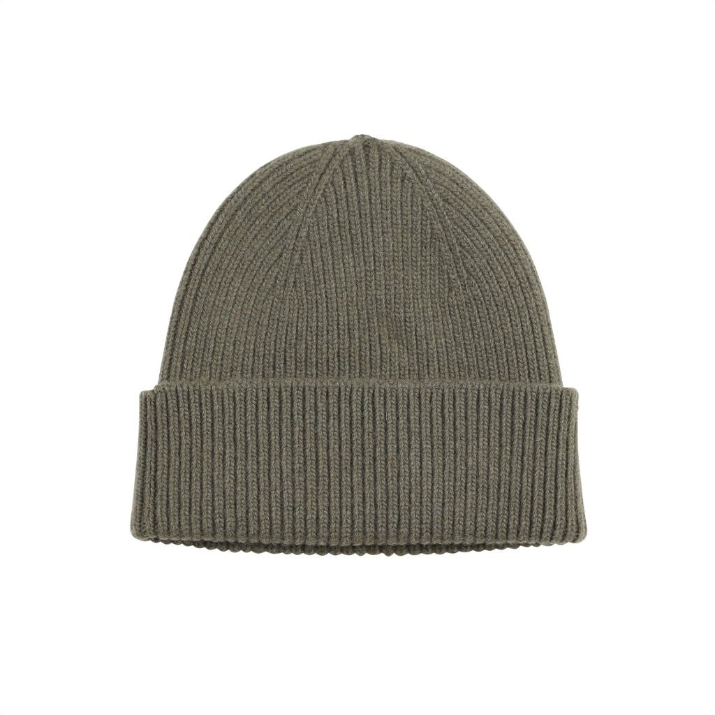 Colorful Standard Bonnet en Laine Dusty olive ne