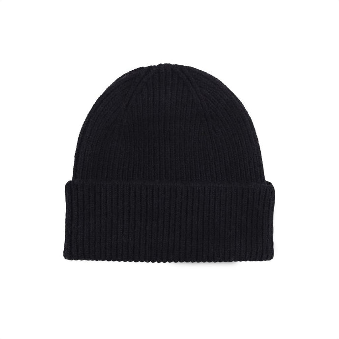 Colorful Standard Bonnet en Laine Deep black