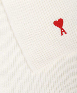 AMI Echarpe Ami de coeur Ecru