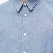 Charger l&#39;image dans la galerie, A.P.C. Chemise Hector logo Indigo