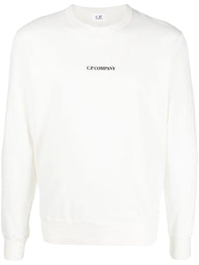C.P. Company Sweatshirt Logo Gauze white