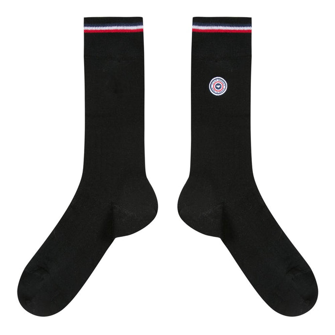 Le Slip Français Chaussettes Les Nessy Fil d'Ecosse Noir