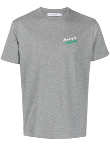Maison Kitsuné T-shirt Mini Handwriting Grey