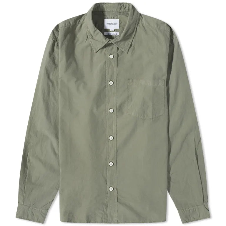 Norse Projects Chemise Osvald Tencel Sage Green