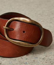 Charger l&#39;image dans la galerie, Hartford Ceinture Angus en Cuir Marron