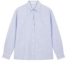 Charger l&#39;image dans la galerie, Vanessa bruno Chemise Druyat en Coton Blanc bleu