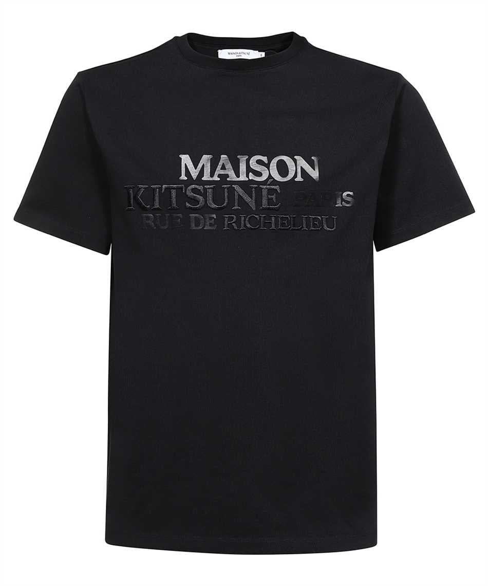 Maison Kitsuné T-shirt Rue Richelieu Relaxed Black